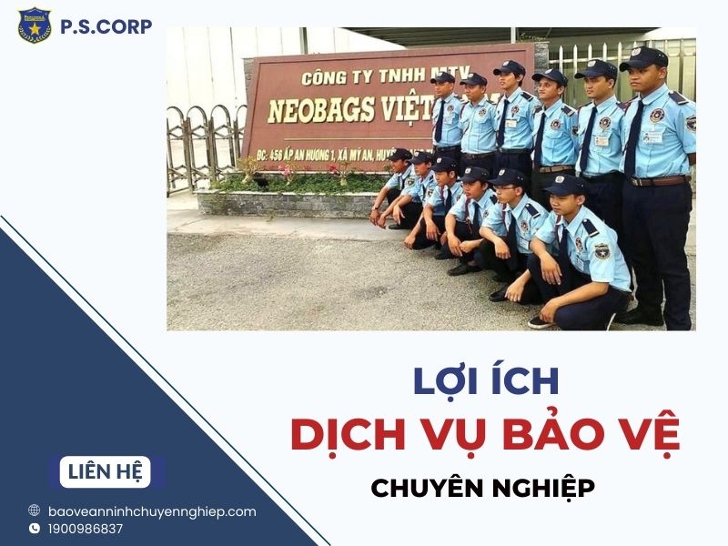 Lợi ích việc sử dụng dịch vụ bảo vệ chuyên nghiệp