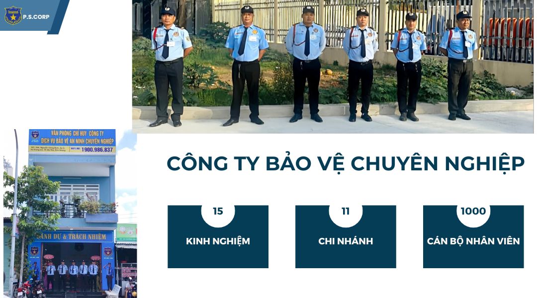 Công ty CP Dịch Vụ Bảo Vệ An Ninh Chuyên Nghiệp