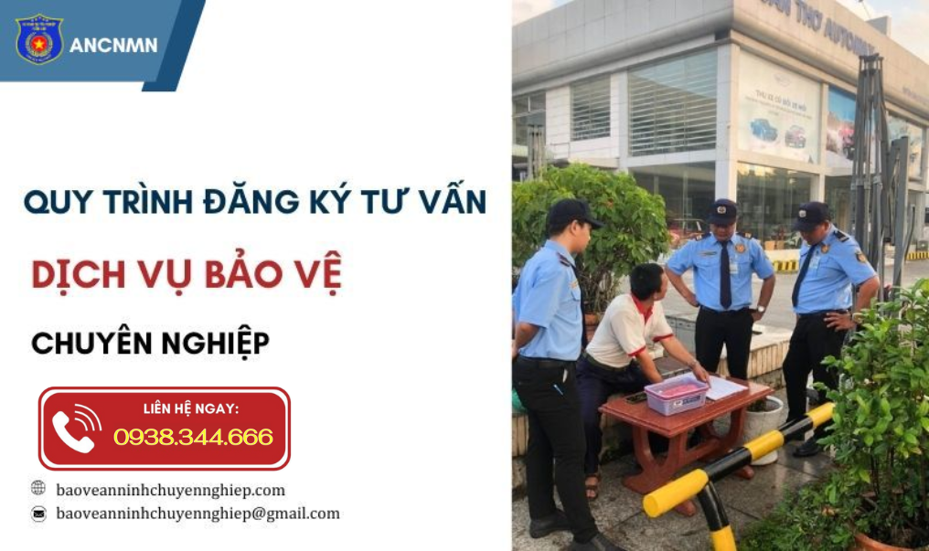 Quy trình đăng ký tư vấn dịch vụ bảo vệ chuyên nghiệp
