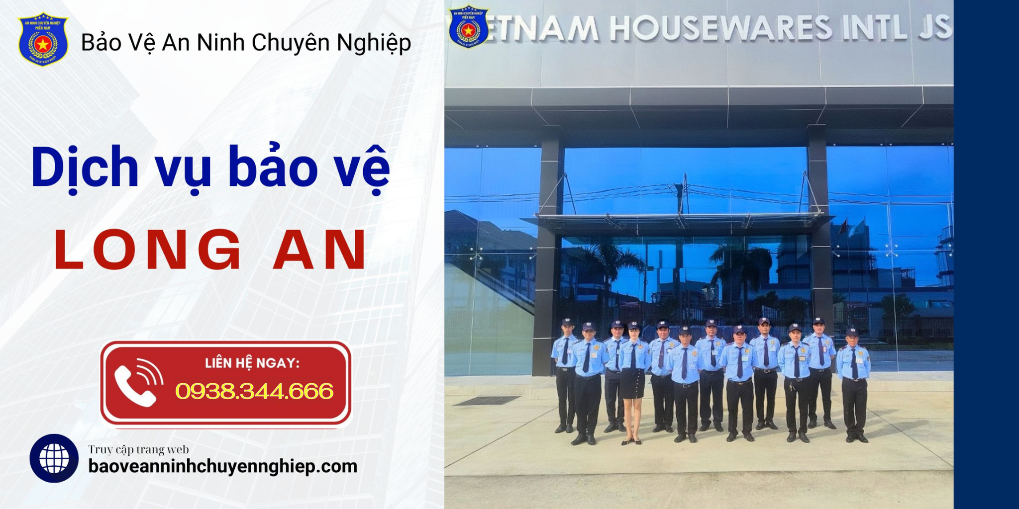Dịch vụ bảo vệ uy tín tại Long An
