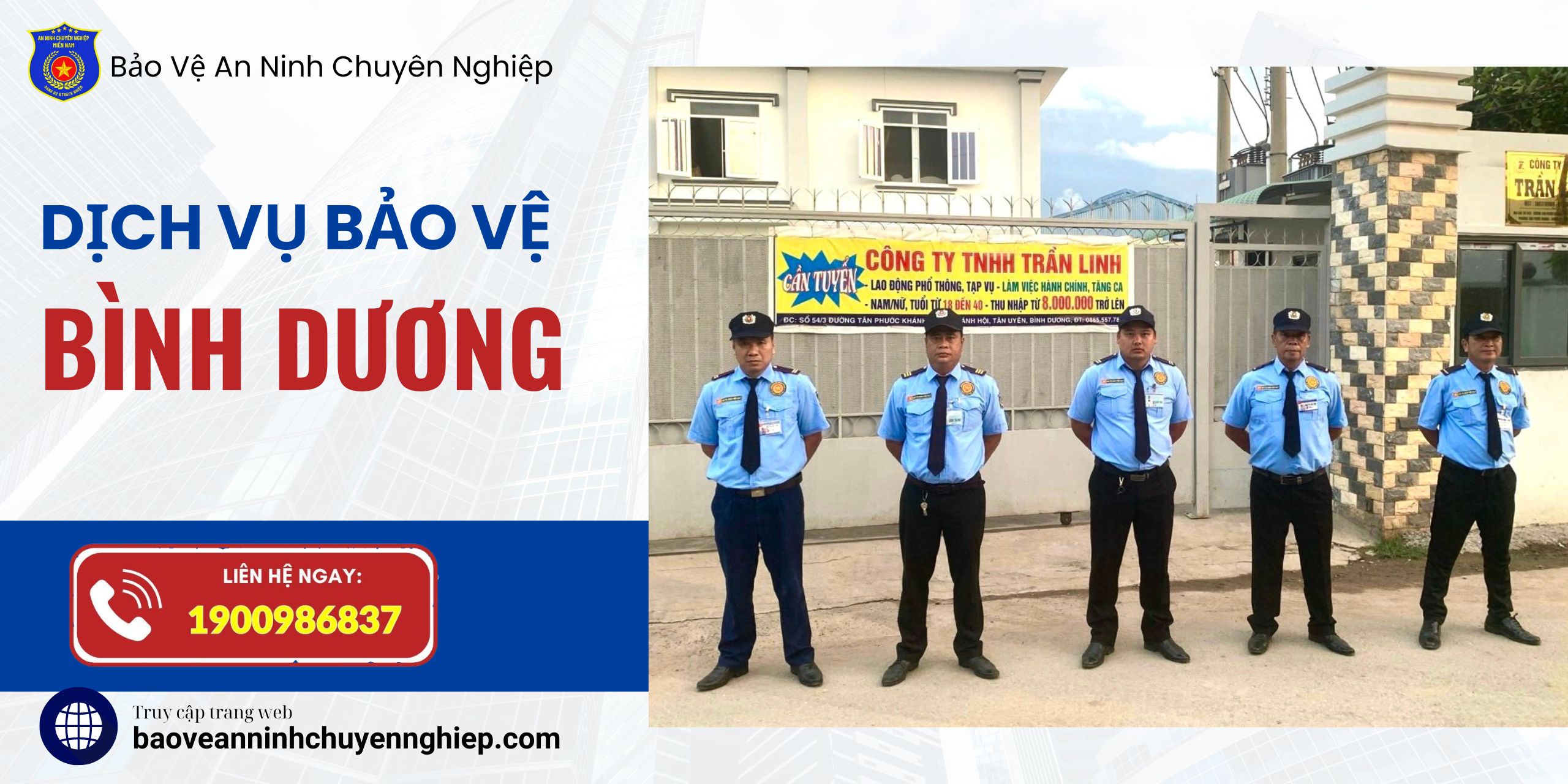 Bảo vệ chuyên nghiệp tại Dĩ An – Bình Dương