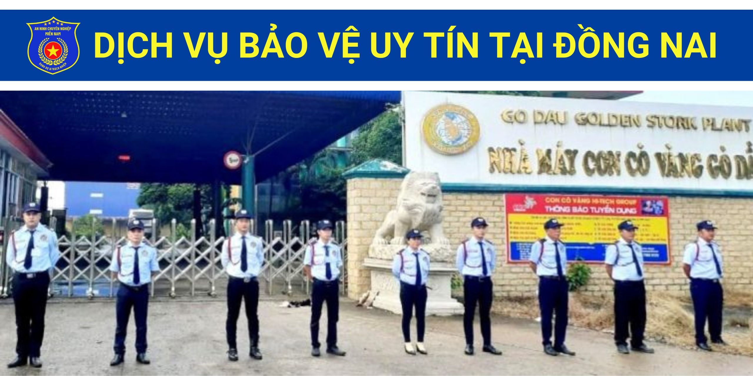 Bảo vệ chuyên nghiệp Trảng Bom – Đồng Nai