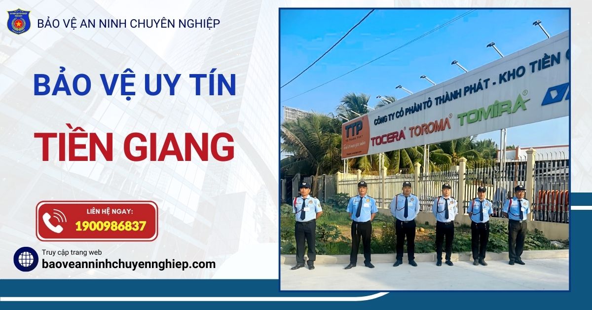 Bảo vệ uy tín, chuyên nghiệp tại KCN Bình Đông – Tiền Giang