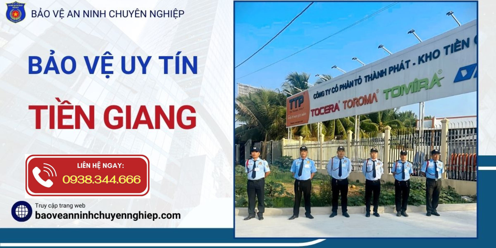 Dịch vụ bảo vệ uy tín tại Tiền Giang