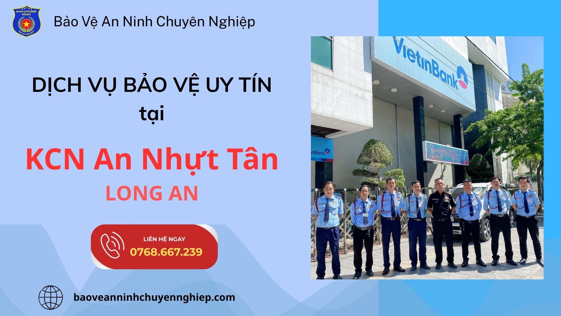 Bảo vệ uy tín, chuyên nghiệp tại KCN An Nhựt Tân – Long An