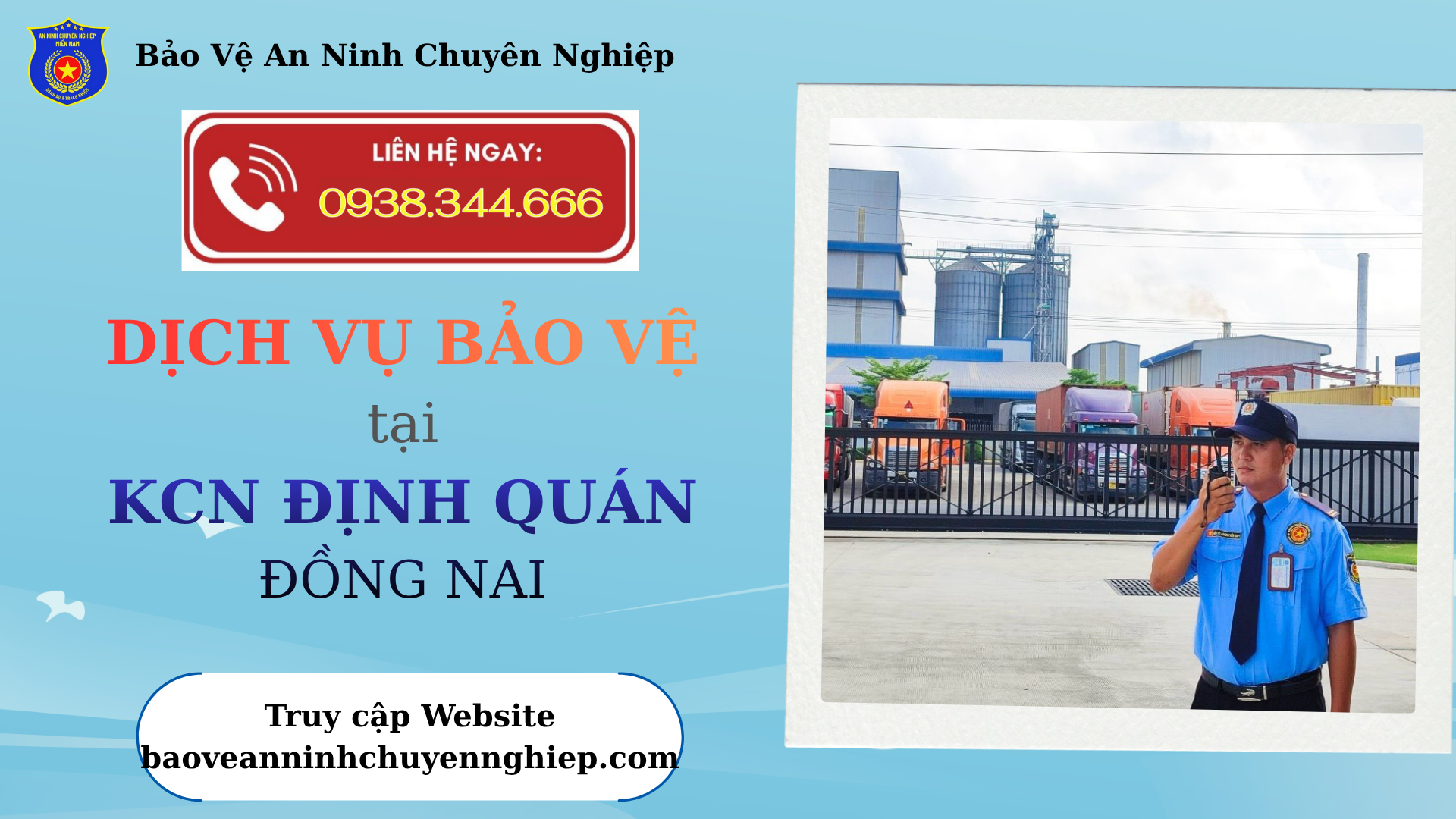 Bảo Vệ Uy Tín Tại KCN Định Quán | Đồng Nai