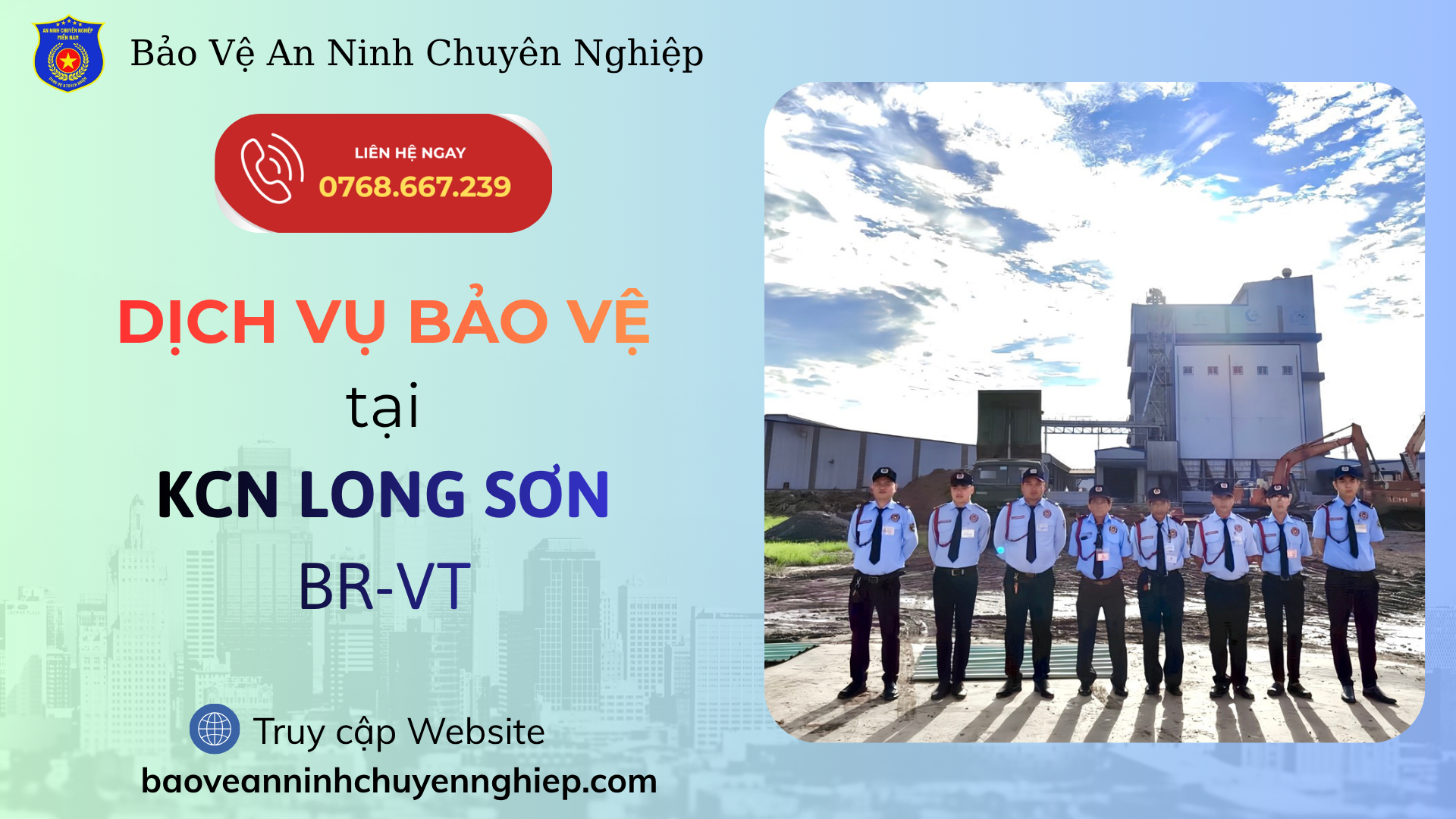 Bảo Vệ Uy Tín Tại KCN Long Sơn | Bà Rịa Vũng Tàu