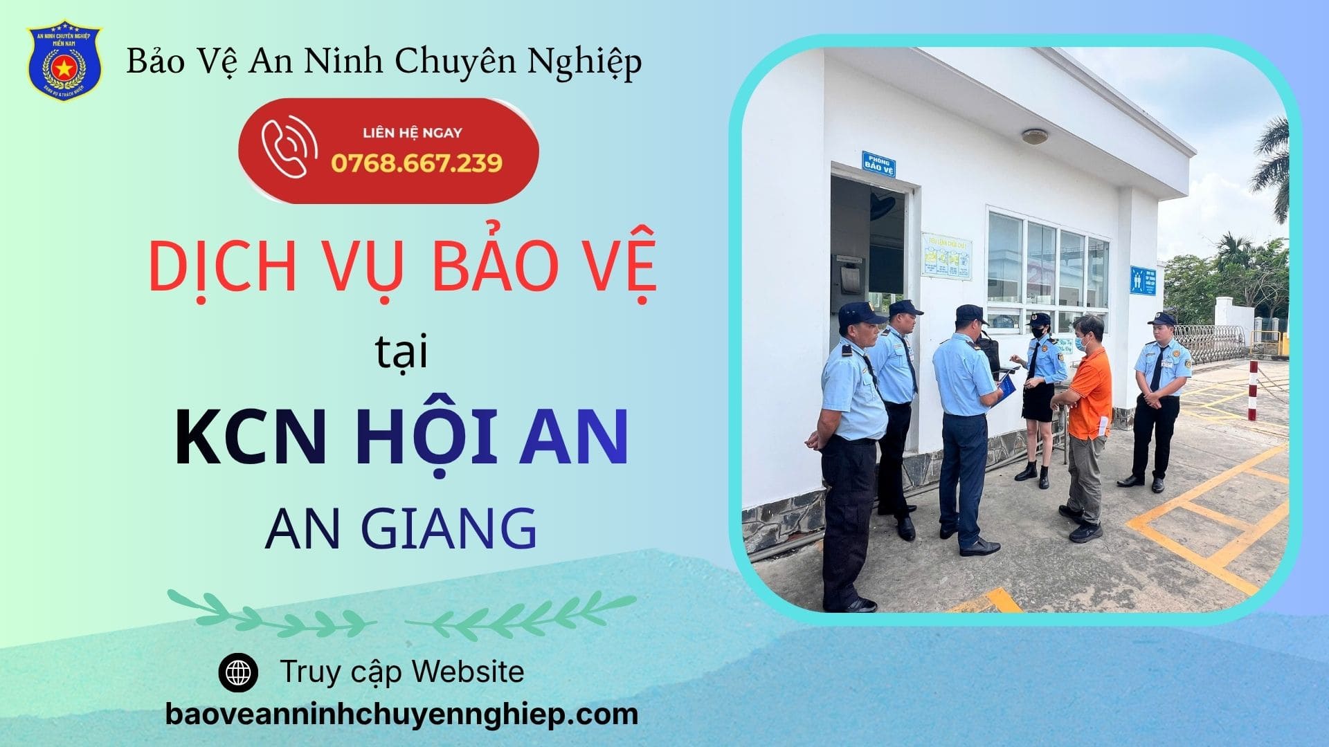 Bảo vệ uy tín tại KCN Hội An | An Giang