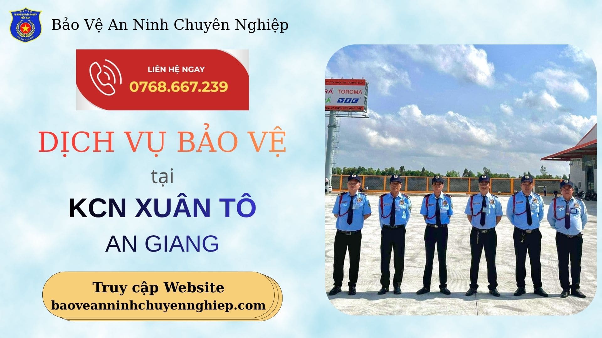 Bảo Vệ Uy Tín Tại KCN Xuân Tô | An Giang