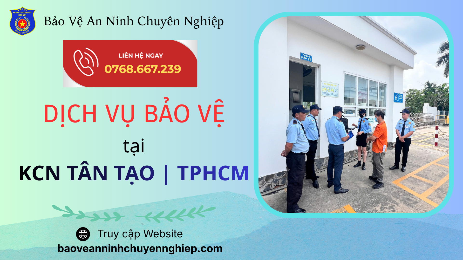 Dịch vụ bảo vệ nhà máy tại KCN Tân Tạo | TPHCM