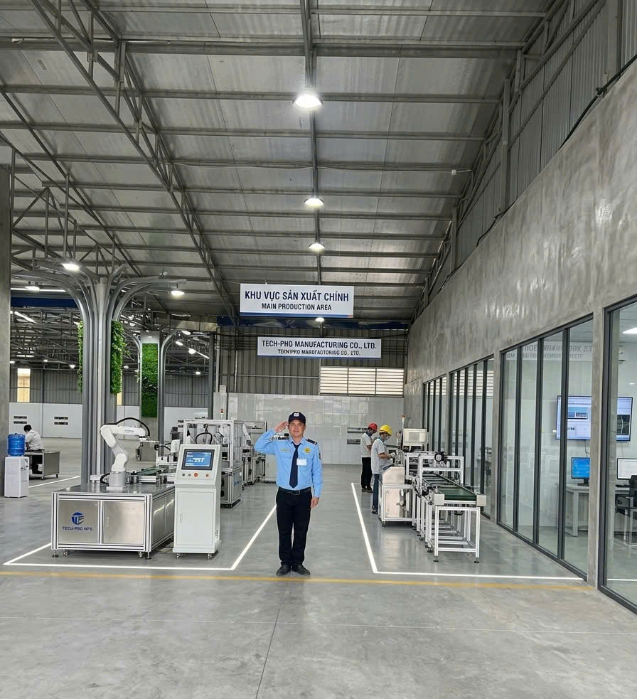 Tác phong điều lệnh của nhân viên bảo vệ chuyên nghiệp