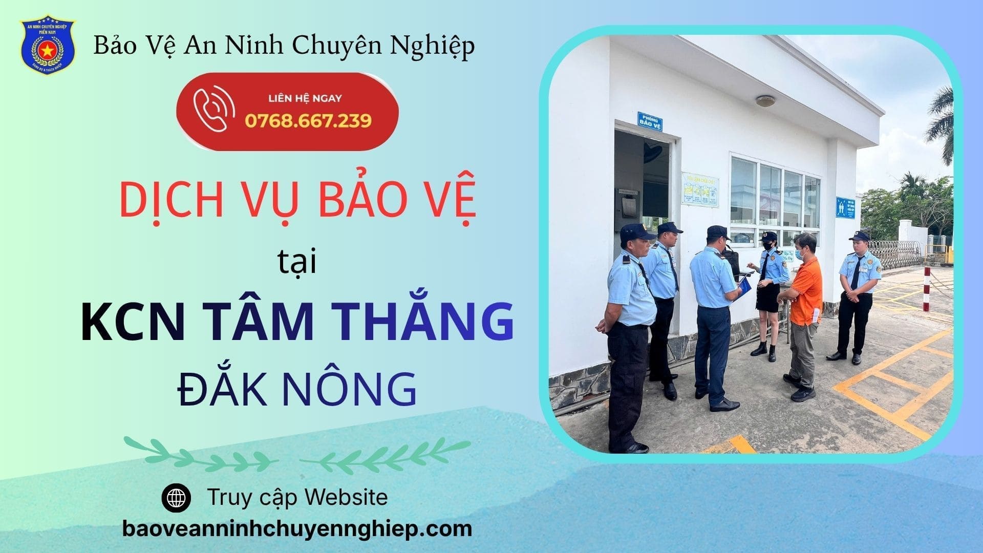 Dịch vụ bảo vệ chuyên nghiệp tại KCN Tâm Thắng – Đắk Nông