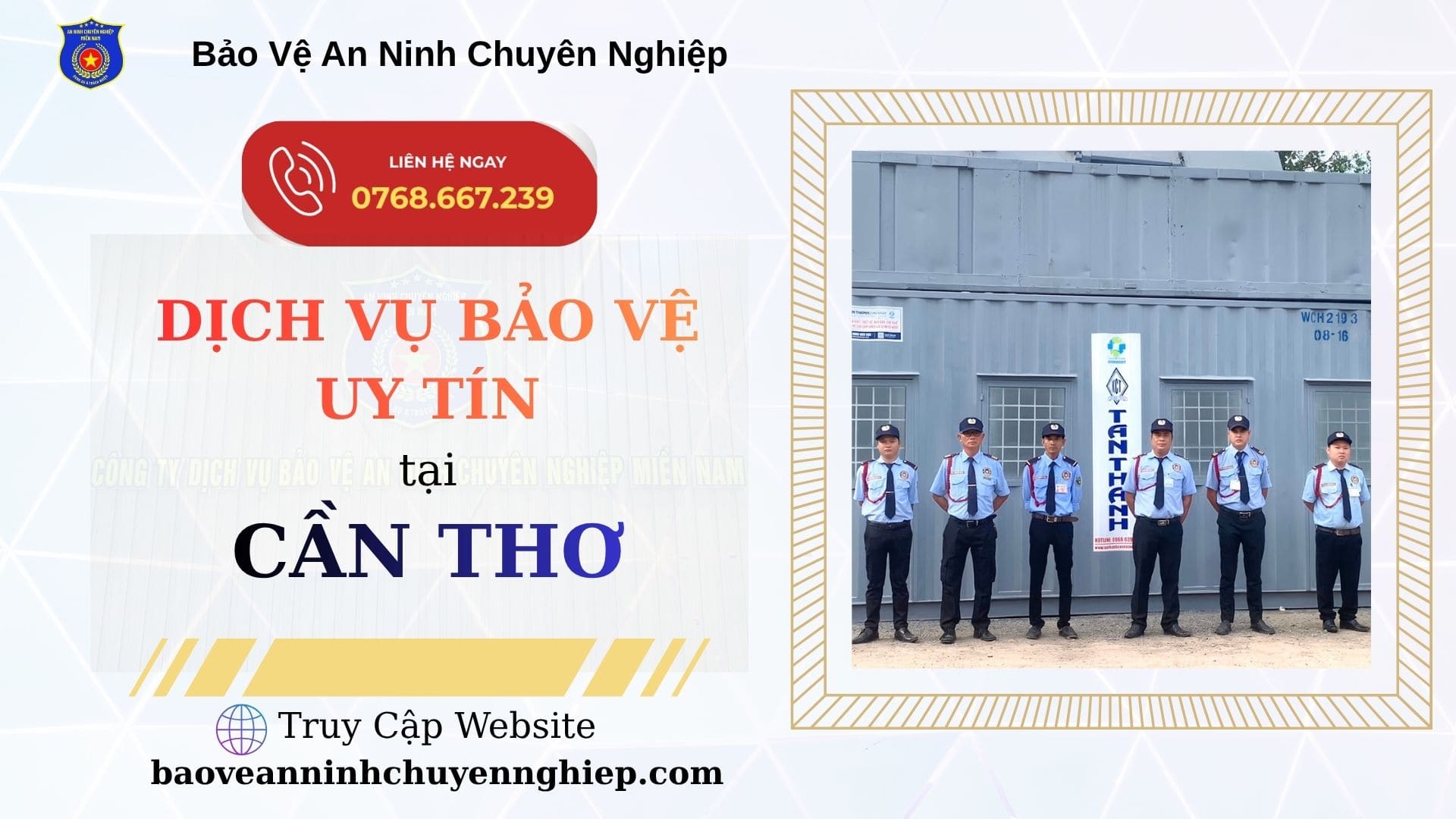 Bảo Vệ Chuyên Nghiệp Tại Cần Thơ | Bảo vệ uy tín
